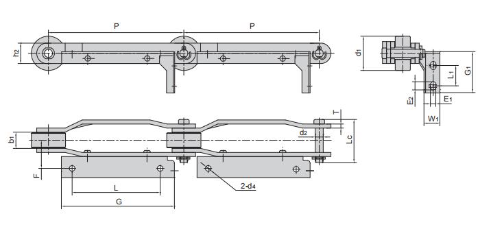 <font color='red'>P200</font>F74_煙草機(jī)械輸送鏈_輸
